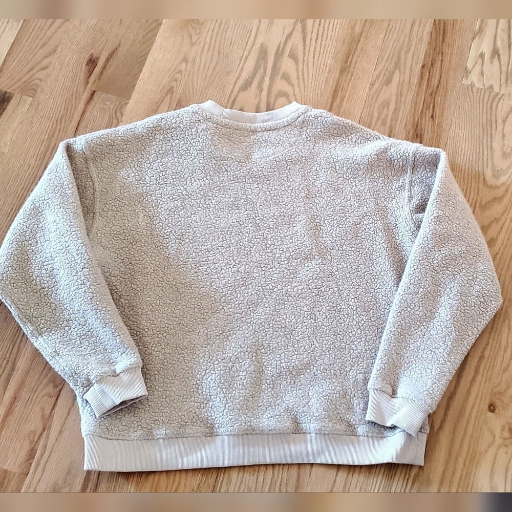 Outdoor Voices Mega Fuzzy Wool Fleece Crewneck Pullover, Oatmeal, XL, EUC - Picture 15 of 15
